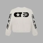 Hellstar Sports Crewneck White Sweater Back