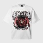 Hellstar Records print white T-shirt